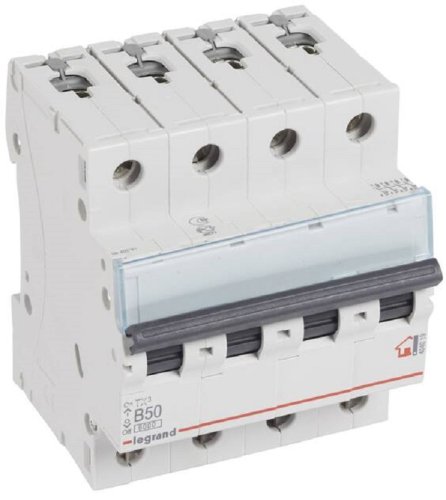 Выключатель автоматический Legrand TX3 6000 4п 50А B 6кА картинка